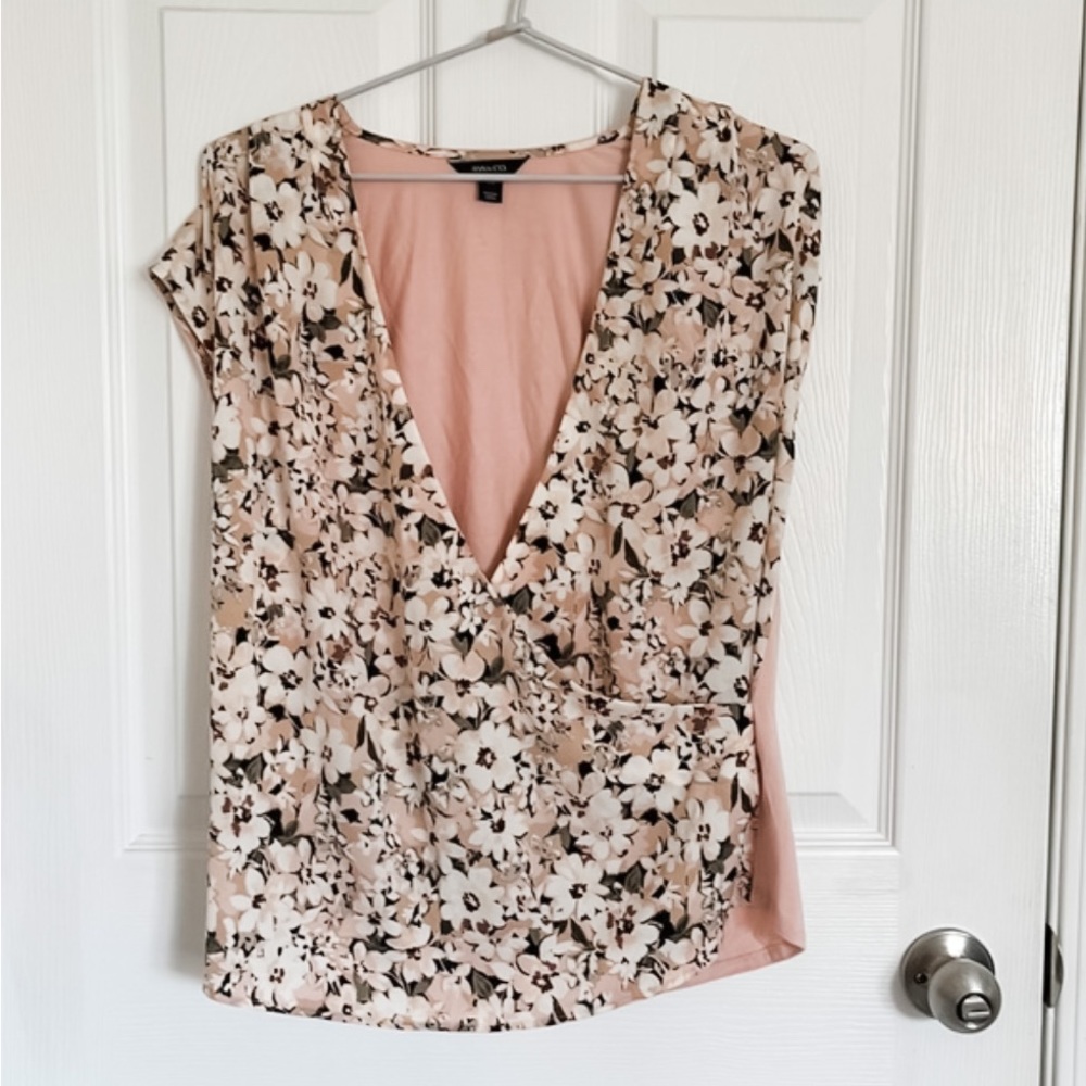 Floral Crossover Top | RW & Co. | Medium